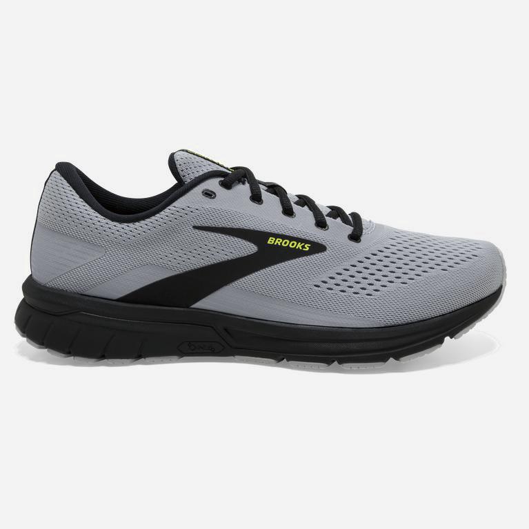 Brooks Signal 3 Hardloopschoenen voor Heren Grijs/Zwart/Roze (QXREG-8152)